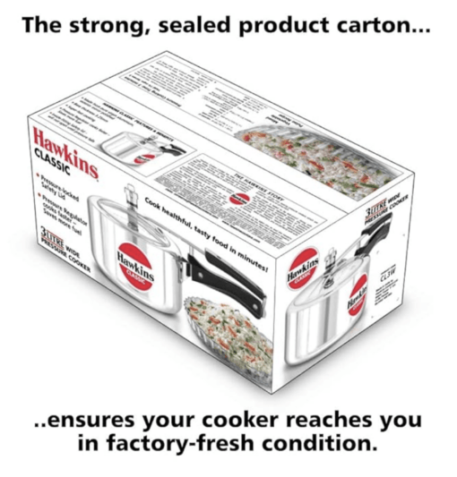 Hawkins Classic 3L (Wide) Pressure Cooker - Image 2